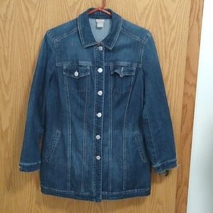 Chico's Elongated Jean Jacket